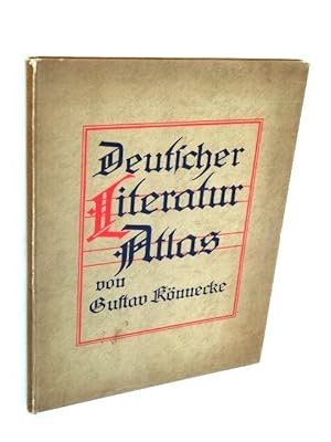 Bild des Verkufers fr Deutscher Literaturatlas. Mit einer Einfhrung von Christian Muff. zum Verkauf von Versandantiquariat Hsl