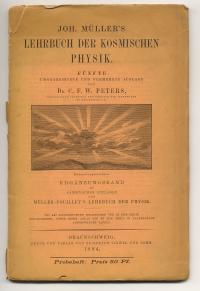 Bild des Verkufers fr Joh. Mller's Lehrbuch der kosmischen Physik. PROBEHEFT zum Verkauf von Versandantiquariat Hsl