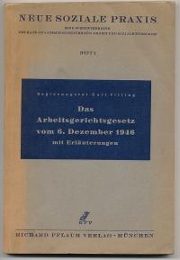 Neue Soziale Praxis, eine Schriftenreihe des Bayer. Staatsministeriums für Arbeit und soziale Für...