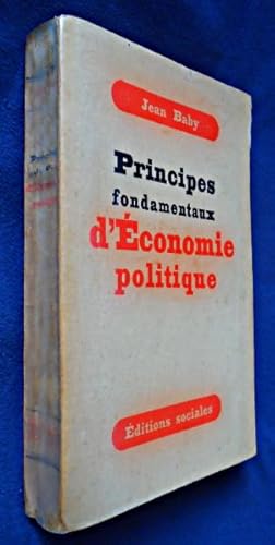 Seller image for Principes fondamentaux d'conomie politique for sale by Abraxas-libris
