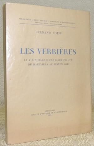 Image du vendeur pour La vie rurale d'une communaut du Haut-Jura au Moyen-Age. Les Verrires. mis en vente par Bouquinerie du Varis