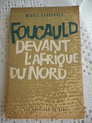 Bild des Verkufers fr Foucauld devant l'Afrique du Nord zum Verkauf von Frederic Delbos