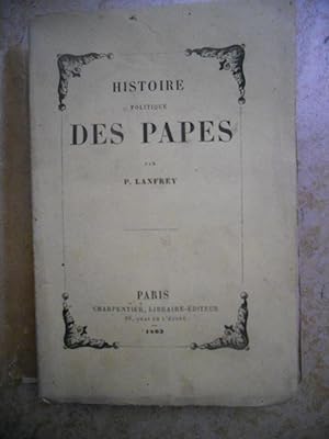 Image du vendeur pour Histoire politique des Papes mis en vente par Frederic Delbos