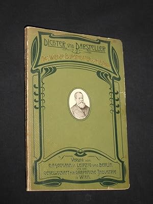 Seller image for Das Wiener Burgtheater (= Dichter und Darsteller II) for sale by Fast alles Theater! Antiquariat fr die darstellenden Knste