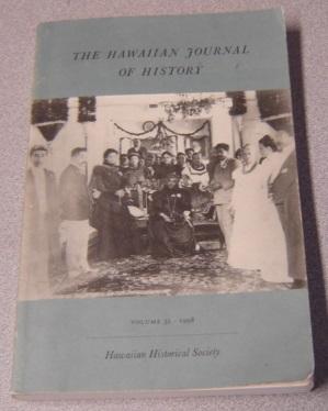 Imagen del vendedor de The Hawaiian Journal Of History, Volume 32 - 1998 a la venta por Books of Paradise