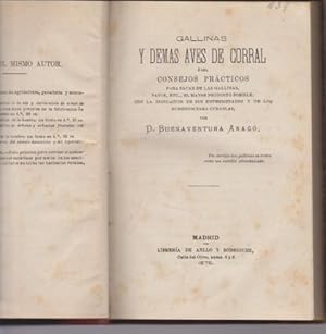 Imagen del vendedor de GALLINAS Y DEMAS AVES DE CORRAL O SEA CONSEJOS PRACTICOS PARA SACAR DE LAS GALLINAS, PAVOS, ETC., EL MAYOR PRODUCTO POSIBLE, CON LA INDICACION DE SUS ENFERMEDADES Y DE LOS REMEDIOS PARA CURARLAS a la venta por LIBRERIA TORMOS