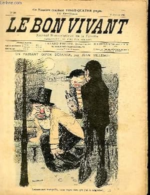 Bild des Verkufers fr Le bon vivant n36 - Un passant qu'on drange zum Verkauf von Le-Livre