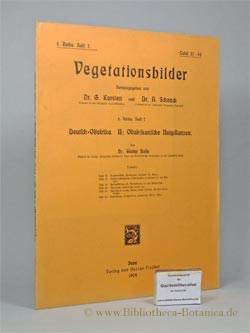 Bild des Verkufers fr Deutsch-Ostafrika. II: Ostafrikanische Nutzpflanzen. zum Verkauf von Bibliotheca Botanica