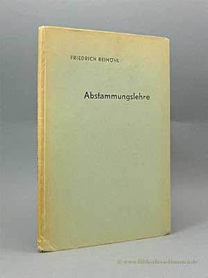 Imagen del vendedor de Abstammungslehre. a la venta por Bibliotheca Botanica