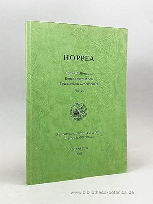 Bild des Verkufers fr Hoppea. Denkschriften der Regensburgischen Botanischen Gesellschaft. zum Verkauf von Bibliotheca Botanica