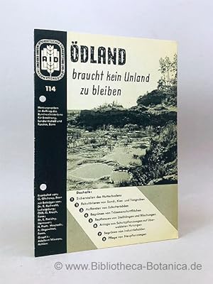 Bild des Verkufers fr dland braucht kein Unland zu bleiben. zum Verkauf von Bibliotheca Botanica