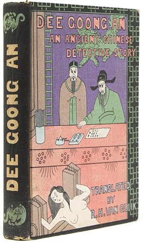 Bild des Verkufers fr Dee Goong An. Three Murder Cases Solved by Judge Dee. An old Chinese detective novel translated from the original Chinese with an introduction and notes zum Verkauf von James Cummins Bookseller, ABAA