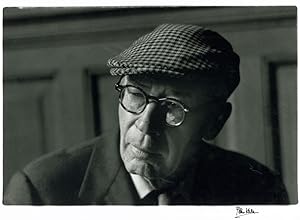 Imagen del vendedor de Photograph of Henry Miller at the 1962 International Writers Conference a la venta por James Cummins Bookseller, ABAA