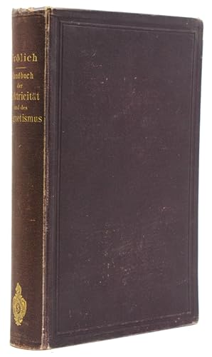 Image du vendeur pour Handbuch der Elektricitt und des Magnetismus mis en vente par James Cummins Bookseller, ABAA