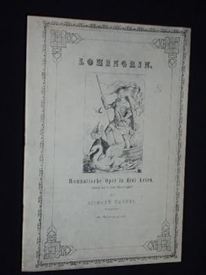 Image du vendeur pour Programmheft 24 Landestheater Dessau 1967. LOHENGRIN von Richard Wagner. Insz.: Willy Bodenstein, musikal. Ltg.: Heinz Rttger, Bhnenbild/Kostme: Wolf Hochheim. Mit Svetozar Drakulic, Rudolf Hintersdorf, Erika Melchert, Jaro Daniel, Elise Bey, R. Dring mis en vente par Fast alles Theater! Antiquariat fr die darstellenden Knste