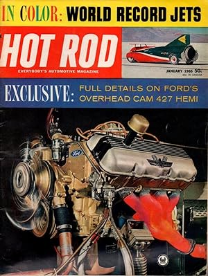 Seller image for Hot Rod: Everybody's Automotive Magazine: January 1965, Vol. 18; No. 1 for sale by Clausen Books, RMABA