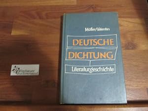 Immagine del venditore per Deutsche Dichtung : kleine Geschichte unserer Literatur. ; Friedrich Mller venduto da Antiquariat im Kaiserviertel | Wimbauer Buchversand