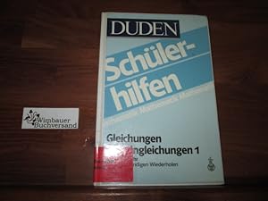 Bild des Verkufers fr Duden-Schlerhilfen. - Mathematik; Gleichungen und Ungleichungen.1. (5. u. 6. Schuljahr) von Hans Borucki; zum Verkauf von Antiquariat im Kaiserviertel | Wimbauer Buchversand