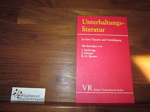 Image du vendeur pour Unterhaltungsliteratur. Zu ihrer Theorie und Verteidigung mis en vente par Antiquariat im Kaiserviertel | Wimbauer Buchversand