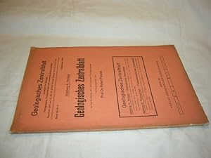 Immagine del venditore per Geologisches Zentralblatt. Abteilung A: Geologie. Band 65, Nr. 5, 1. September 1939 venduto da Antiquariat im Kaiserviertel | Wimbauer Buchversand