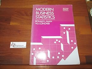 Seller image for Modern Business Statistics (Wiley series in computers & information processing systems for business) for sale by Antiquariat im Kaiserviertel | Wimbauer Buchversand