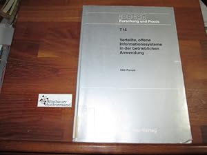 Bild des Verkufers fr Verteilte, offene Informationssysteme in der betrieblichen Anwendung : IAO-Forum, 25. Januar 1990 in Stuttgart. hrsg. von H.-J. Bullinger zum Verkauf von Antiquariat im Kaiserviertel | Wimbauer Buchversand