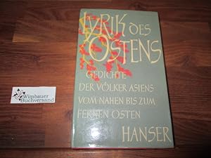 Bild des Verkufers fr Lyrik des Ostens. Wilhelm Gundert ; Annemarie Schimmel ; Walter Schubring. Red.: Herbert G. Gpfert, Die Bcher der Neunzehn ; Bd. 38 zum Verkauf von Antiquariat im Kaiserviertel | Wimbauer Buchversand