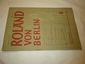 Bild des Verkufers fr Roland von Berlin. Wochenschrift fr Kultur, Politik und Wirtschaft und Berliner Leben. Heft 1/1948, 4. Januar zum Verkauf von Antiquariat im Kaiserviertel | Wimbauer Buchversand