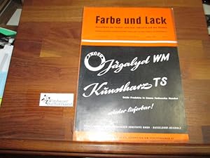 Image du vendeur pour Farbe und Lack : 64. Jahrgang, Heft 4 : April 1958.- Zentralblatt der Farben- und Lackindustrie und des Handels mis en vente par Antiquariat im Kaiserviertel | Wimbauer Buchversand