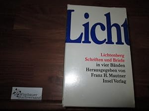 Bild des Verkufers fr Schriften und Briefe. 4 Bnde i.Schuber zum Verkauf von Antiquariat im Kaiserviertel | Wimbauer Buchversand