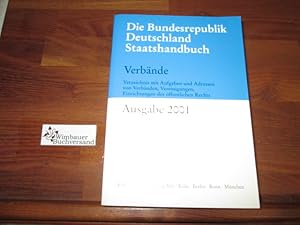 Seller image for Die Bundesrepublik Deutschland Staatshandbuch, Verbnde Ausgabe 2001 for sale by Antiquariat im Kaiserviertel | Wimbauer Buchversand