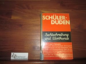 Bild des Verkufers fr Schlerduden. Bd. 1. Rechtschreibung und Wortkunde zum Verkauf von Antiquariat im Kaiserviertel | Wimbauer Buchversand