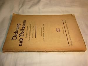 Imagen del vendedor de Dichtung und Volkstum. Neue Folge des Euphorion. Zeitschrift fr Literaturgeschichte. 41. Band, 1941, Heft 2 a la venta por Antiquariat im Kaiserviertel | Wimbauer Buchversand