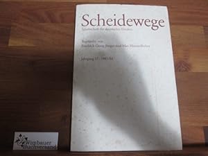 Bild des Verkufers fr Scheidewege. Jahresschrift fr skeptisches Denken. Jahrgang 13, 1983./ 1984 zum Verkauf von Antiquariat im Kaiserviertel | Wimbauer Buchversand