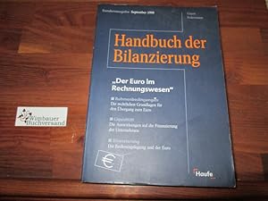 Imagen del vendedor de Handbuch der Bilanzierung : Der Euro im Rechnungswesen hrsg. von Rudolf Federmann a la venta por Antiquariat im Kaiserviertel | Wimbauer Buchversand