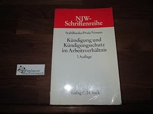 Seller image for NJW-Schriftenreihe (Schriftenreihe der Neuen Juristischen Wochenschrift), H.6, Kndigung und Kndigungsschutz im Arbeitsverhltnis for sale by Antiquariat im Kaiserviertel | Wimbauer Buchversand