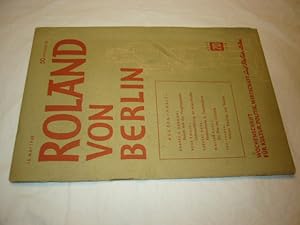 Bild des Verkufers fr Roland von Berlin. Wochenschrift fr Kultur, Politik und Wirtschaft und Berliner Leben. Heft 20/1948, 16. Mai zum Verkauf von Antiquariat im Kaiserviertel | Wimbauer Buchversand