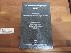 Bild des Verkufers fr Jahressteuergesetz 1997 (IDW). Einschlielich Umsatzsteuer- nderungsgesetz 1997 zum Verkauf von Antiquariat im Kaiserviertel | Wimbauer Buchversand