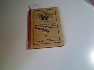 Imagen del vendedor de Gedichte und Vortrge bei verschiedenen festlichen Anlssen fr Haus und Familie, Kinderschulen, Anstalten und Vereine. a la venta por Antiquariat im Kaiserviertel | Wimbauer Buchversand