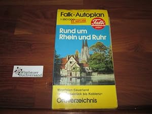 Falk Autoplan 1:250 000 Rund um Rhein und Ruhr