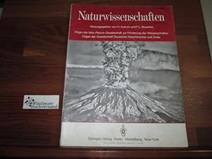 Bild des Verkufers fr Die Naturwissenschaften - Organ der Max-Planck-Gesellschaft zur Frderung der Wissenschaften Heft 1 / 81 zum Verkauf von Antiquariat im Kaiserviertel | Wimbauer Buchversand