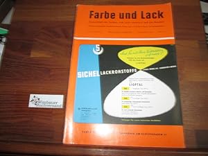 Bild des Verkufers fr Farbe und Lack : 64. Jahrgang, Heft 12: Dezember 1958.- Zentralblatt der Farben- und Lackindustrie und des Handels zum Verkauf von Antiquariat im Kaiserviertel | Wimbauer Buchversand