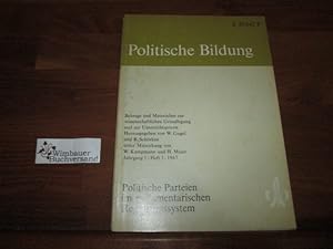 Seller image for Politische Parteien im parlamentarischen Regierungssystem for sale by Antiquariat im Kaiserviertel | Wimbauer Buchversand