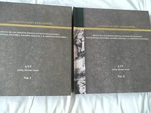 Immagine del venditore per CATALUNYA CENT ANYS ENRERE, Recull De 4321 Targetes Postals Antigues De Catalunya, Baix Maestrat, Mallorca, Navarra, Pais Basc, I El Principat DAndorra. DOS VOLUMS, OBRA COMPLETA. venduto da Reus, Paris, Londres
