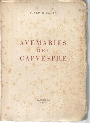 Seller image for Avemaries del capvespre for sale by Libreria Sanchez