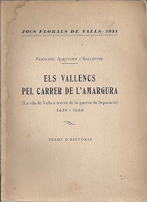 Imagen del vendedor de Els Vallencs pel carrer de l amargura a la venta por Libreria Sanchez