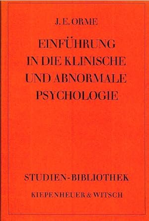 Einführung in die klinische und abnormale Psychologie. Herausgegeben, aus dem Englischen übertrag...