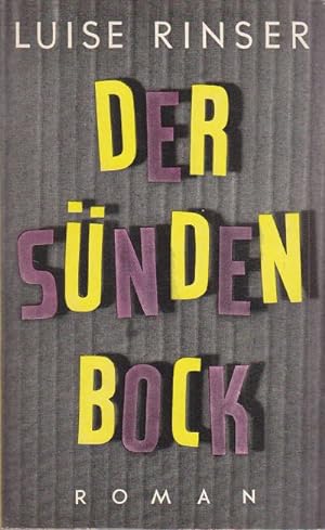 Seller image for Der Sndenbock for sale by Altstadt Antiquariat Goslar