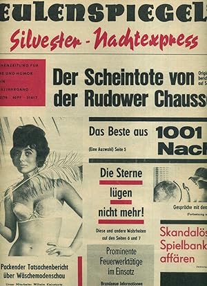 Eulenspiegel. Wochenzeitschrift für Satire und Humor. Vollständiger Jahrgang 1974 ( 52 Hefte / 29...