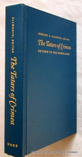 Seller image for Return to the Homeland. Studies and Documents. 2nd edition, revised and expanded. Edited by Edward A. Allworth. Durham, Duke University Press, 1998. Mit zahlreichen Illustrationen. XIV, 380 S. Or.-Pp. (Central Asia Book Series). (ISBN 0822319942). for sale by Jrgen Patzer